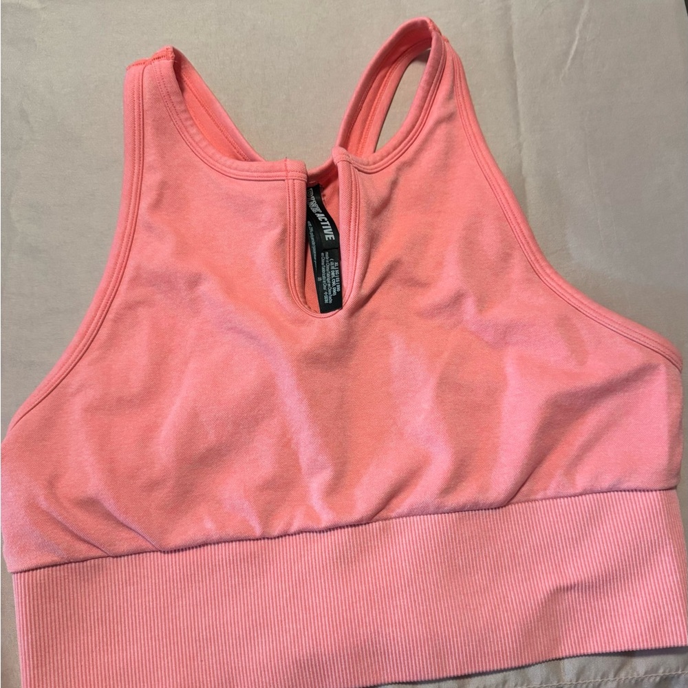 Pink Sports Bra